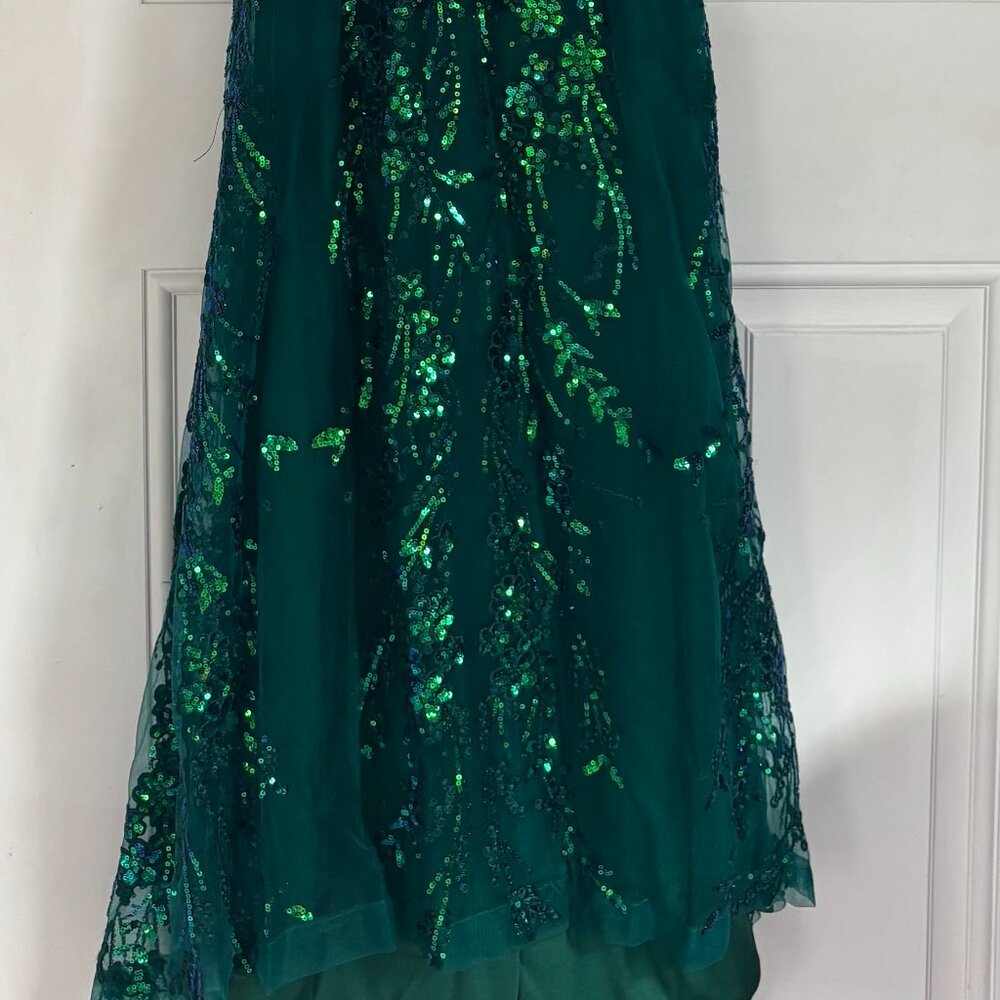 Emerald Ellie Wilde Prom Dress Size 0 - Picture 6 of 8